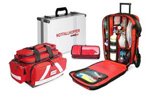 Notfallkoffer und Notfalltaschen