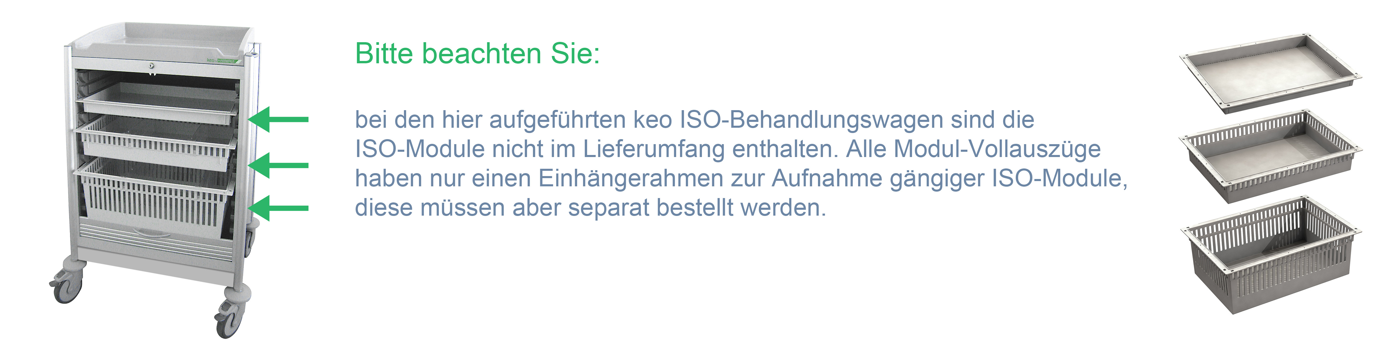 ISO Verband- und Behandlungswagen