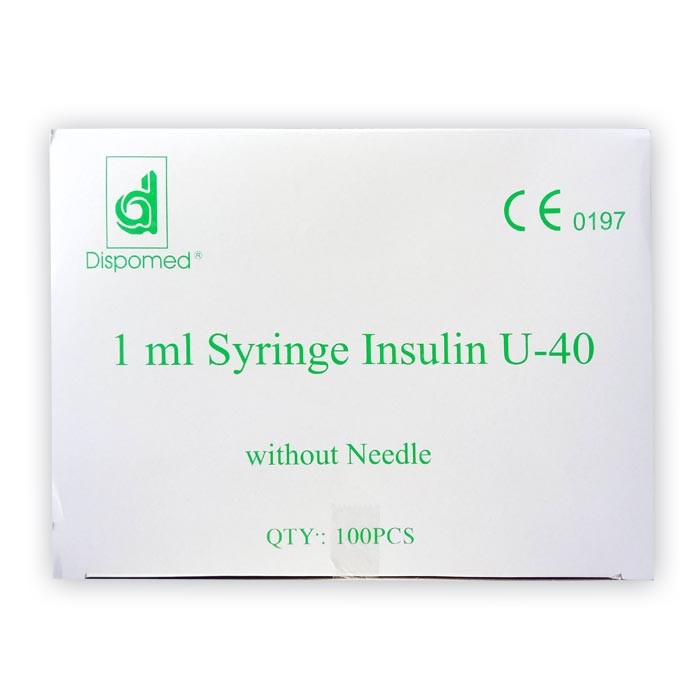 DISPOMED 1ml Insulin-Spritze U-40   Bild 2
