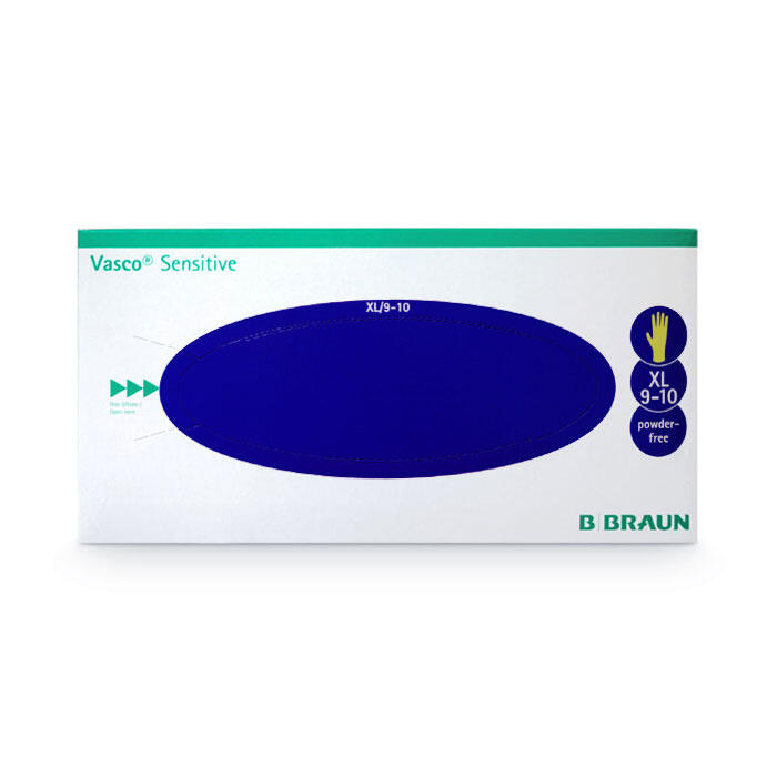 Guanti Sterili BBRAUN Vasco Op Sensitiv PF In Lattice Naturale, Misura 6,5