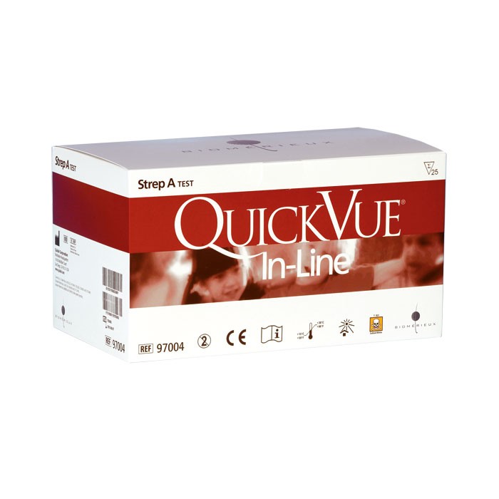 Quidel QuickVue InLine  Strep A  (25 Teste)