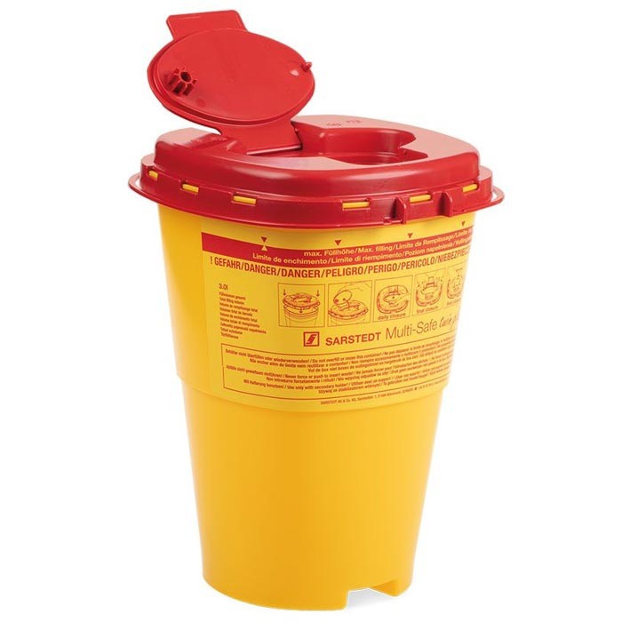 Kanülenabwurfbehälter 3,0 Liter  