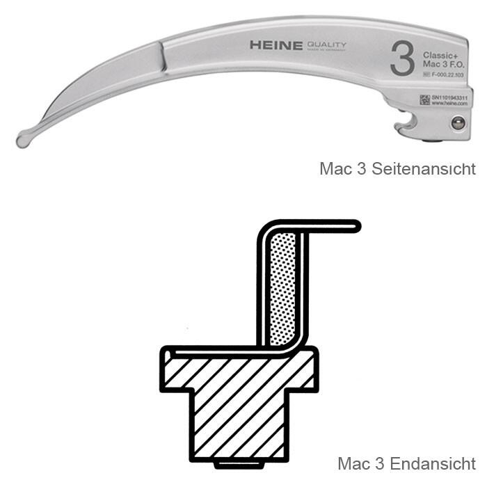 HEINE Classic+ F.O. Spatel nach Macintosh  