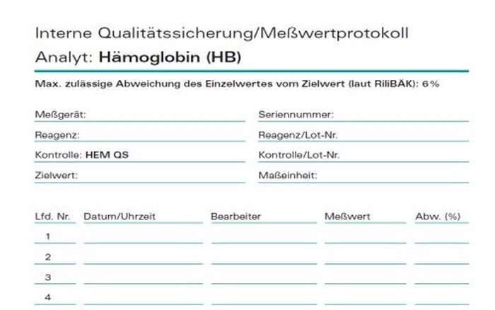 diaglobal Hmoglobin-Protokoll