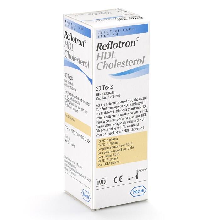 Blutanalyse Roche Reflotron HDL Cholesterol Teststreifen MSGPraxisbedarf