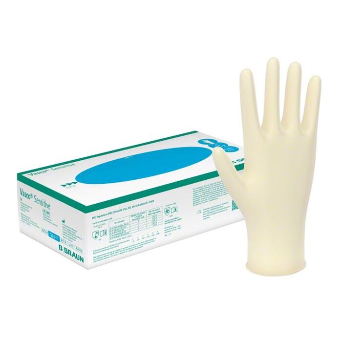 B. Braun Vasco Sensitive Latexhandschuhe  