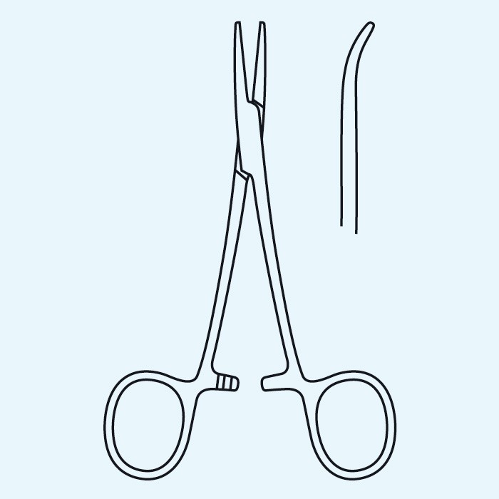 Peha-instrument Halsted Klemme