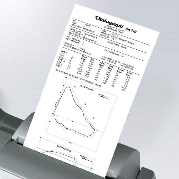 Thermodruckpapier fr Vitalograph