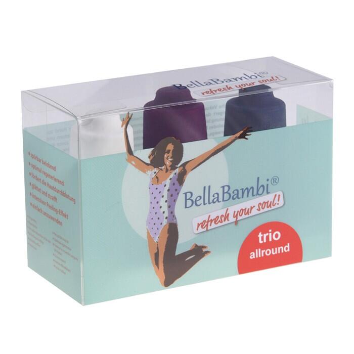BellaBambi Original trio wei brombeer nachtblau