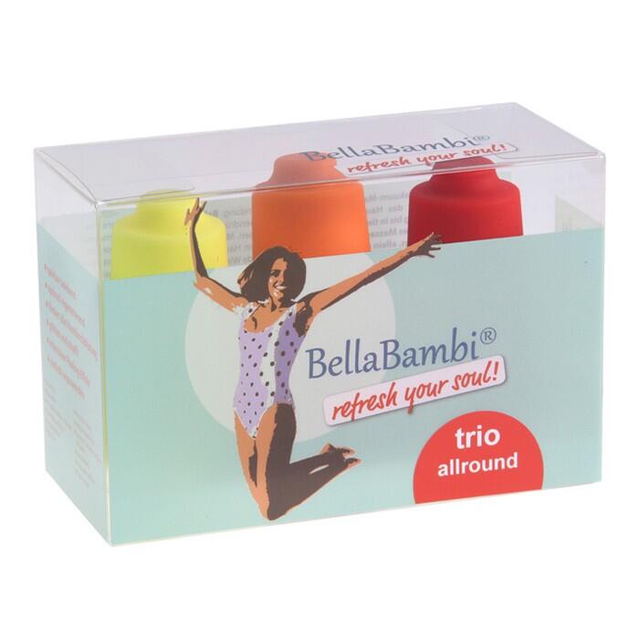 BellaBambi Original trio zitronengelb orange rubinrot