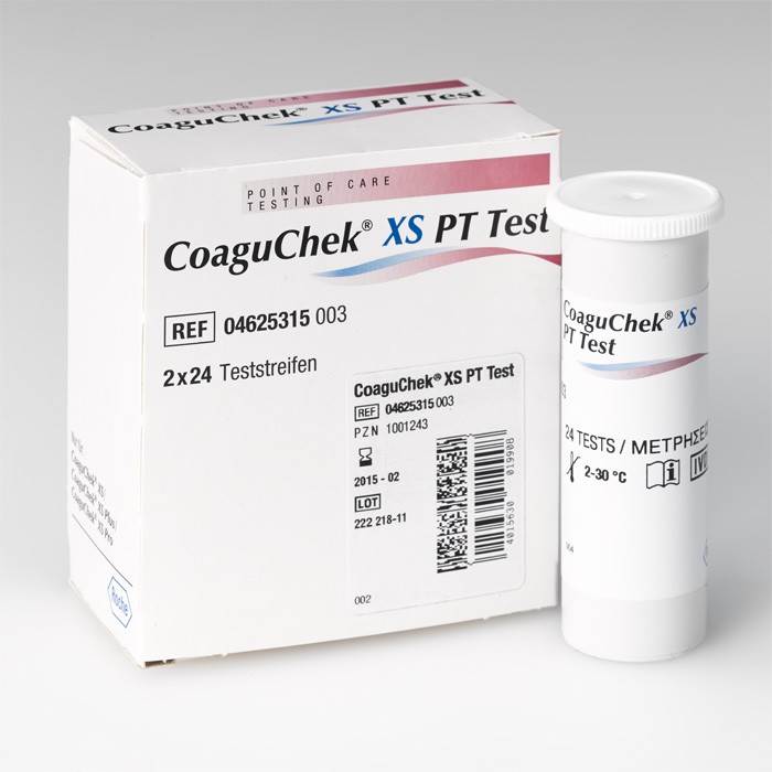 CoaguChek XS PT Tests Bild 2