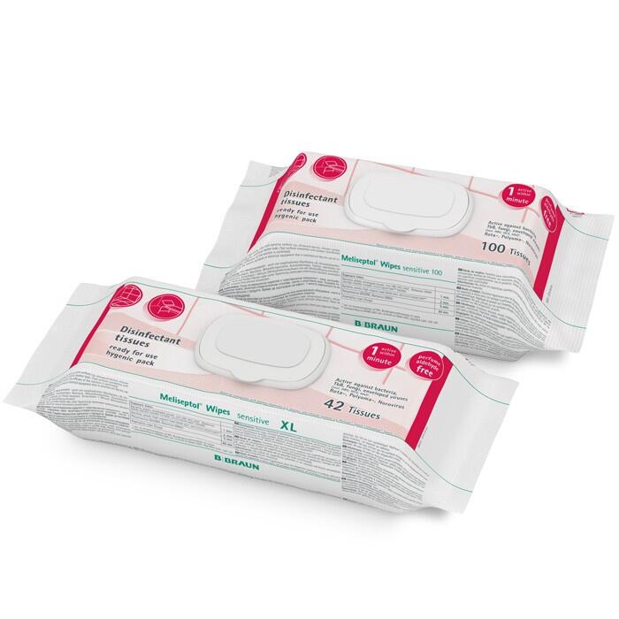 B. Braun Meliseptol Wipes sensitive Flowpack  