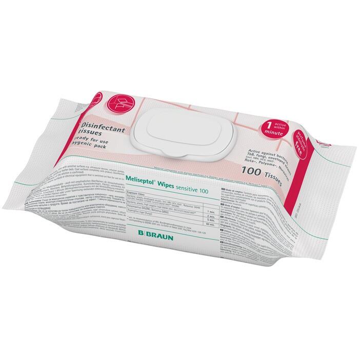 B. Braun Meliseptol Wipes sensitive 100 Flowpack 