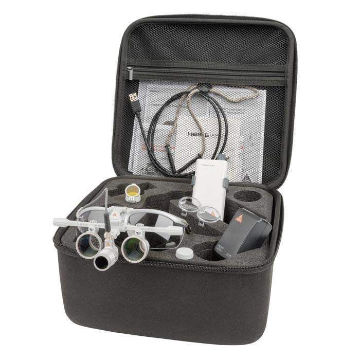 HEINE LoupeLight 2 Set mit Binokularlupe HR 2.5x  
