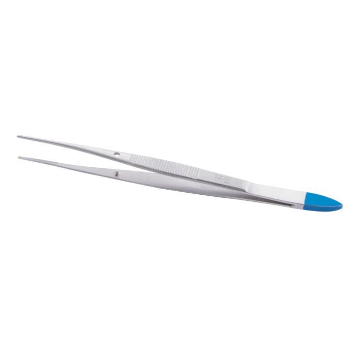 JB Prince Pinzette Mit Feiner Spitze – 19,8 Cm, Blau, Edelstahl, Für Küche & Garnitur