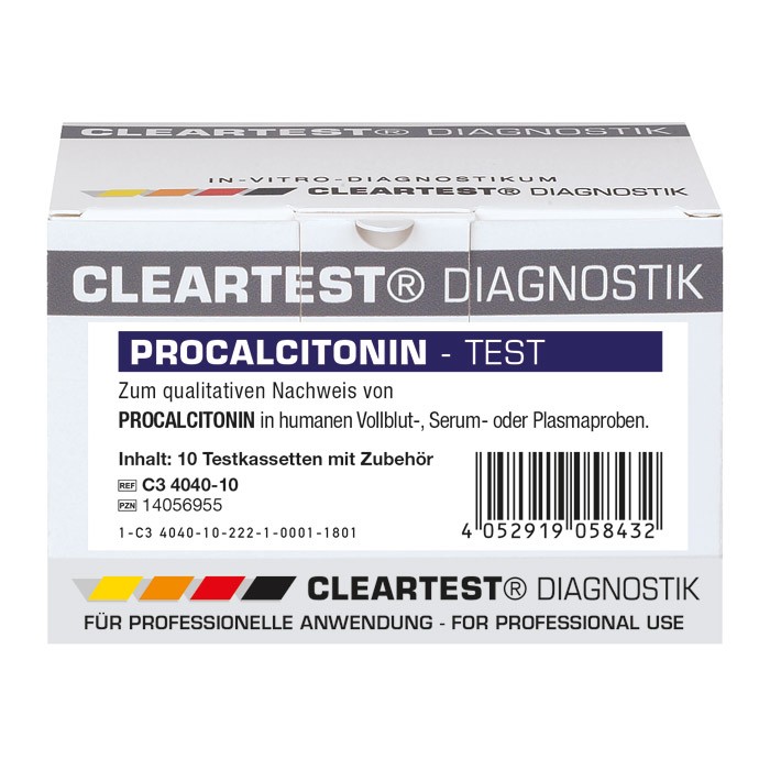CLEARTEST® Procalcitonin PCT Kassetten Schnelltest