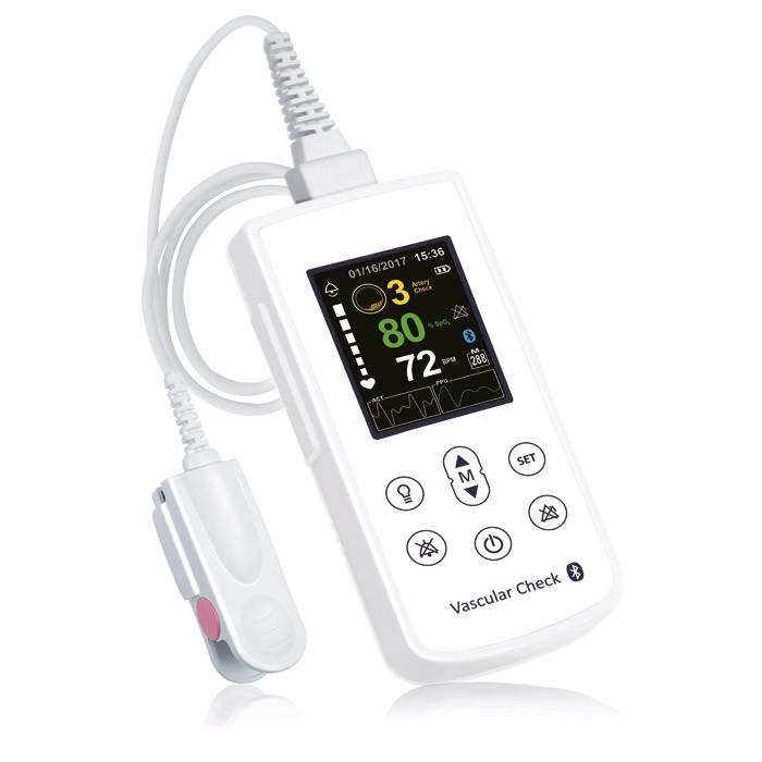 Vascular-Check Kombination Pulsoximeter