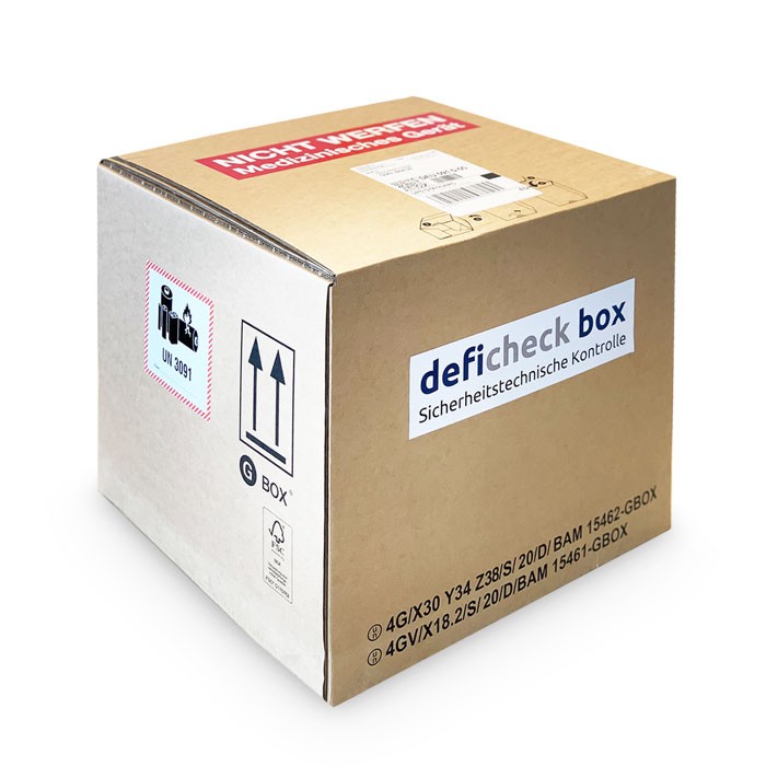 deficheck box AED STK für CU-Medical Defibrillatoren
