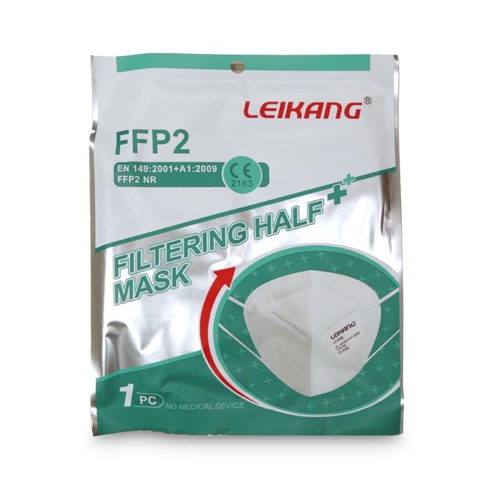 Feinstaubmaske FFP2 ohne Ventil   (20 Stück, einzeln eingesiegelt)