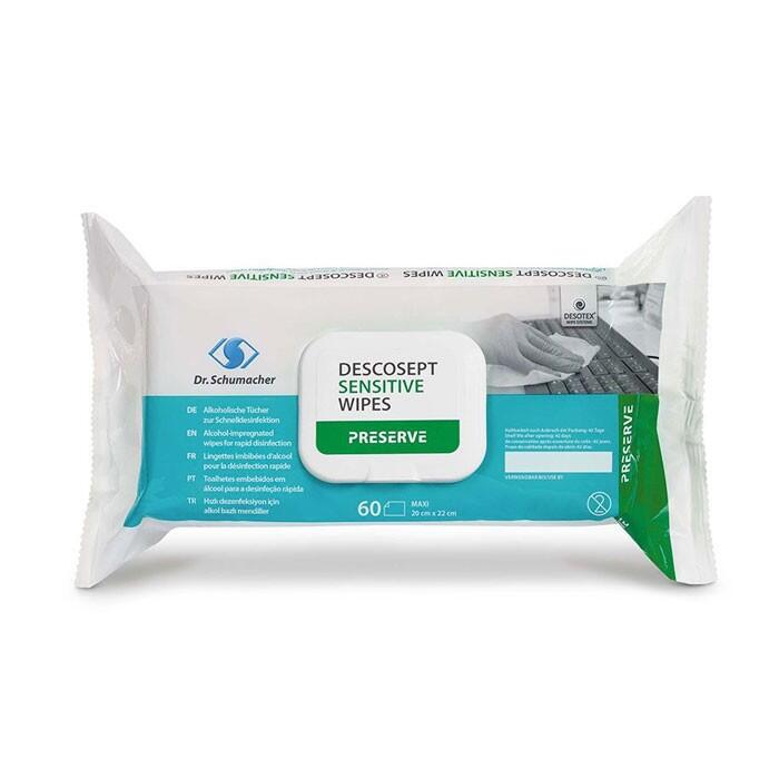 Descosept Sensitive Wipes 60 Tcher