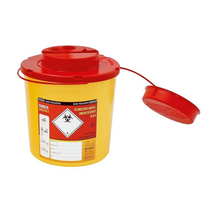 Kanülenabwurfbehälter ratiomed Safe-Box 1,5 Liter 