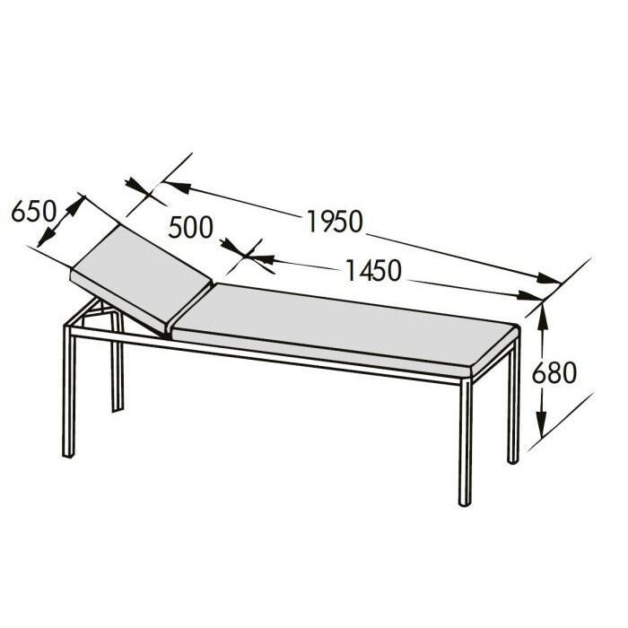 Schmitz varimed Untersuchungsliege comfort mit Polsterhhe 50 mm  