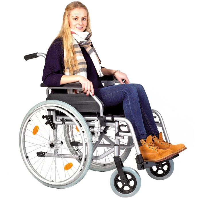 Servomobil Rollstuhl Alu-Light faltbar 
