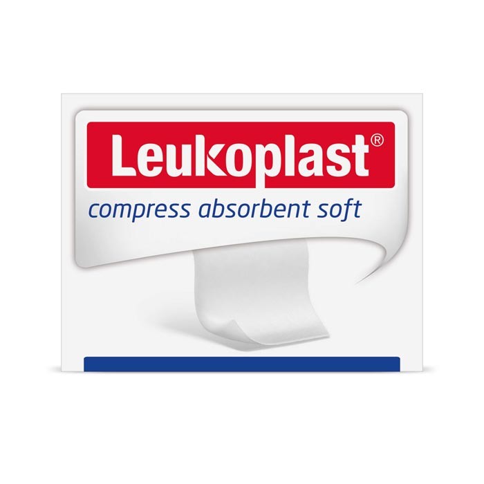Leukoplast compress absorbent soft steril 