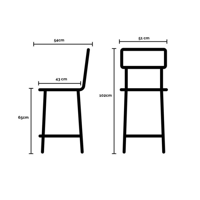 Barhocker Kane75 Mostred