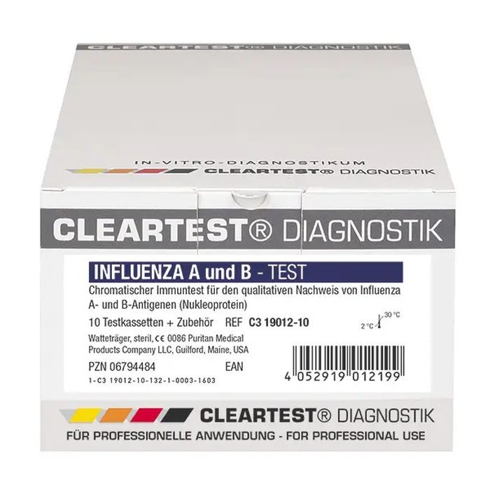 CLEARTEST Influenza, Antigen Grippe Schnelltest 