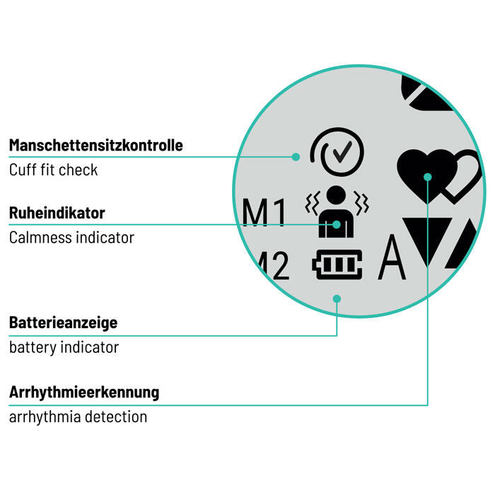 FBone Digitales Oberarm-Blutdruckmessger�t 