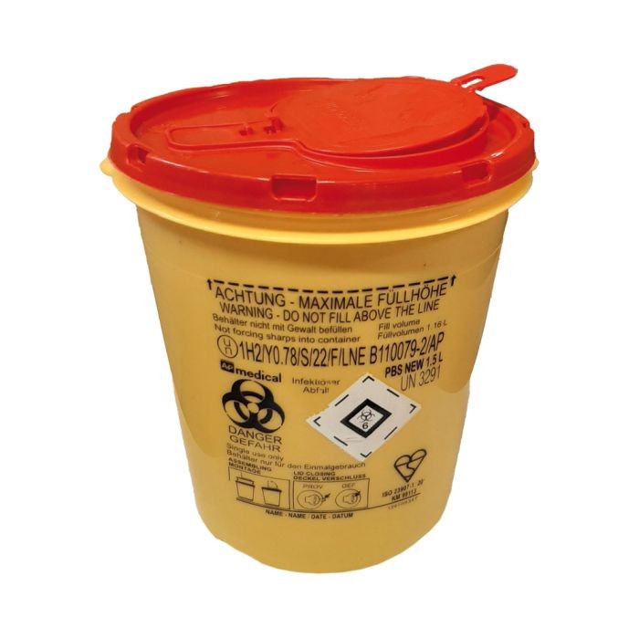 AP medical Kanlenabwurfbehlter 1,5 Liter