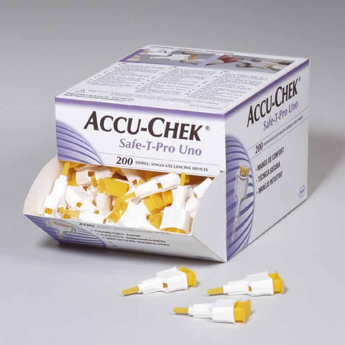 Accu-Chek Safe-T-Pro Uno   (200 Stck)
