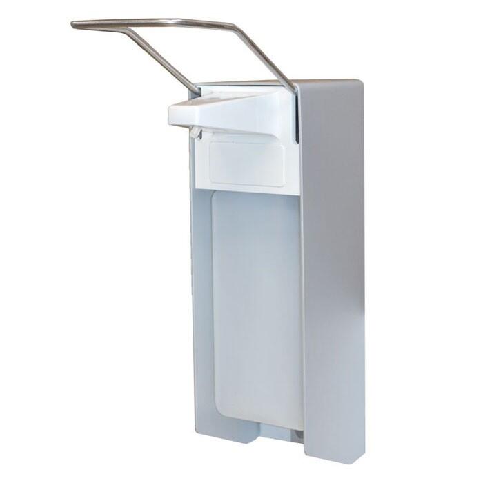 Armhebelspender 500 ml  und 1000 ml aus Aluminium