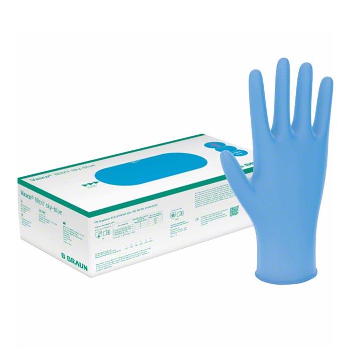 B. Braun Vasco� Nitril sky-blue   
