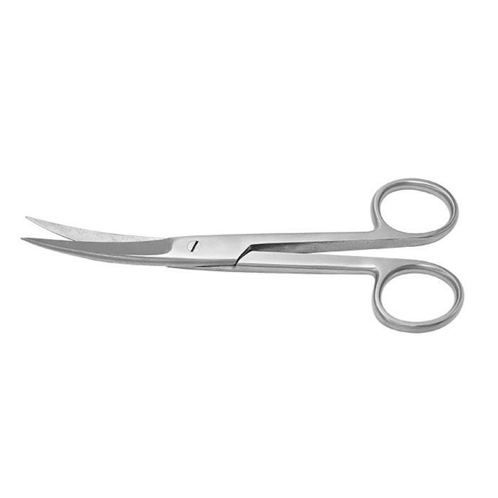 Chirurgische Schere gebogen spitz/spitz 14,5 cm 