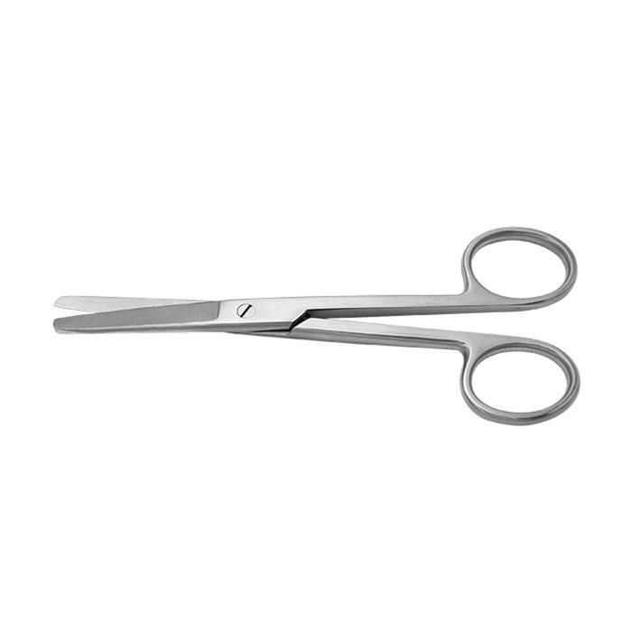 Chirurgische Schere gerade stumpf/stumpf 14,5 cm 