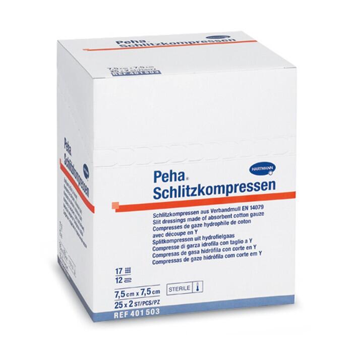 HARTMANN Peha Schlitzkompressen steril