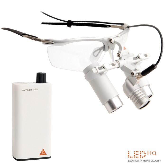 HEINE LoupeLight 2 Set mit HRP Binokularlupe  