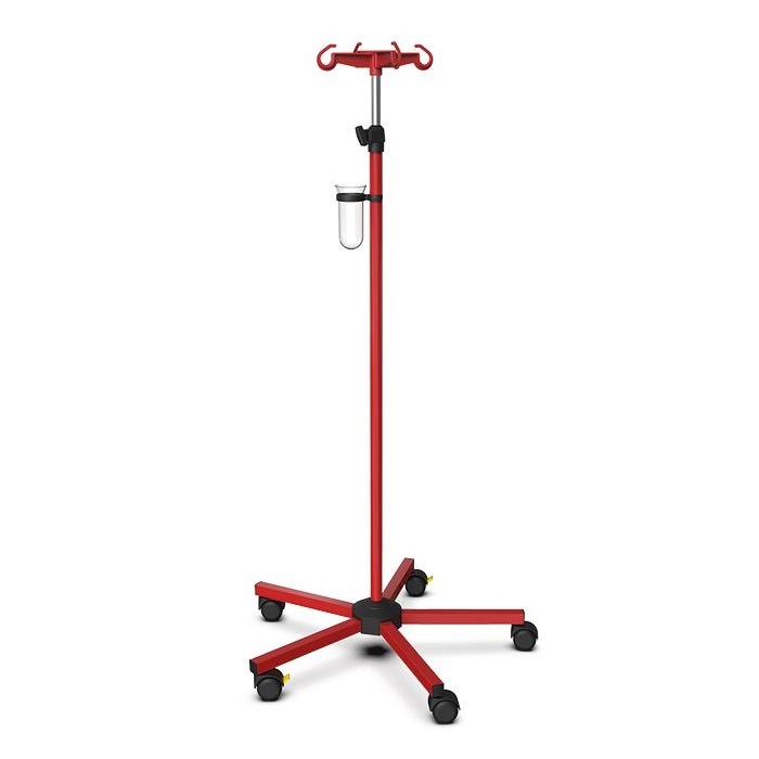 Infusionsstnder ratiomed ROT (RAL 3020)  