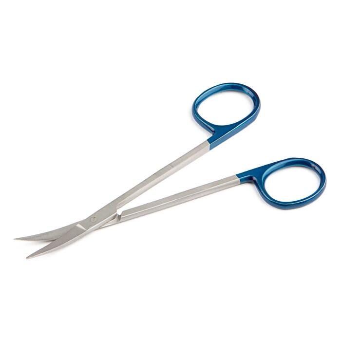 Irisschere und Fadenschere spitz/spitz gebogen 13,0 cm