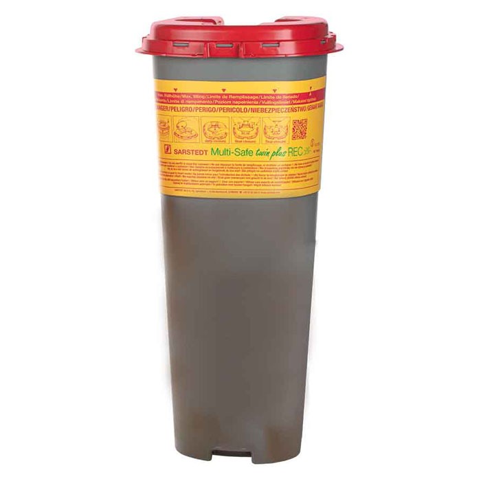 Kanlenabwurfbehlter Multi-Safe twin plus REC 5,0 Liter 