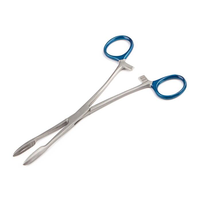 Korn- und Tupferzange mit Sperre gro gerade 18,0 cm