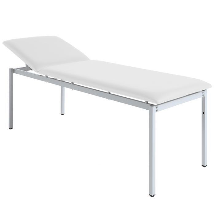 Liege ATTENDOS CLASSIC Breite 80 cm EKG Polsterfarbe Grauwei RAL 9002