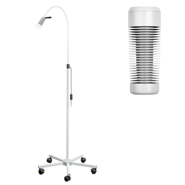 Luxamed LED Untersuchungsleuchte WEISS mit Handgriff 