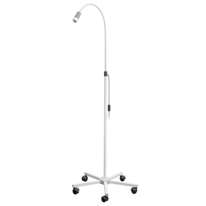 Luxamed LED Untersuchungsleuchte auf 5-Fu Rollstativ
