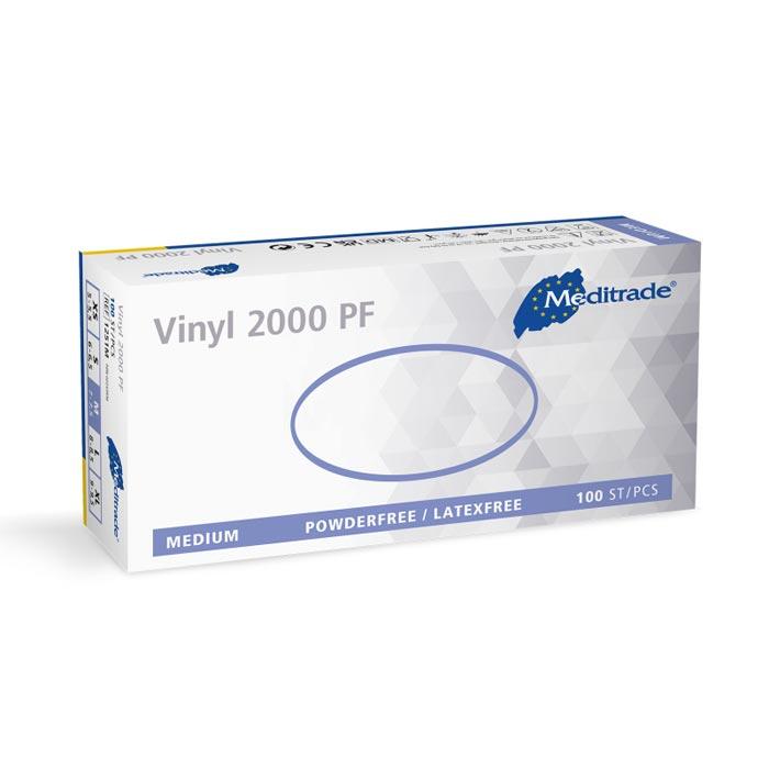Meditrade Vinyl 2000 PF Untersuchungshandschuhe