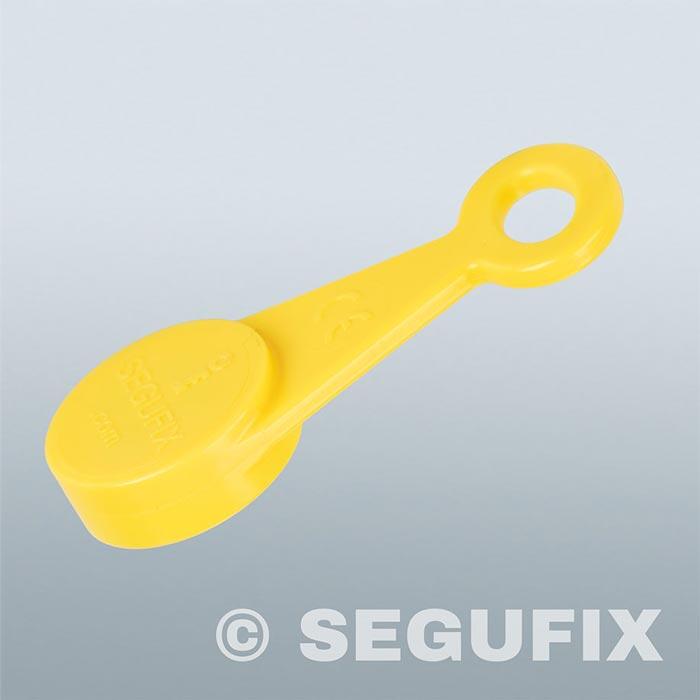 SEGUFIX-Dreh-Patentschl�ssel gelb