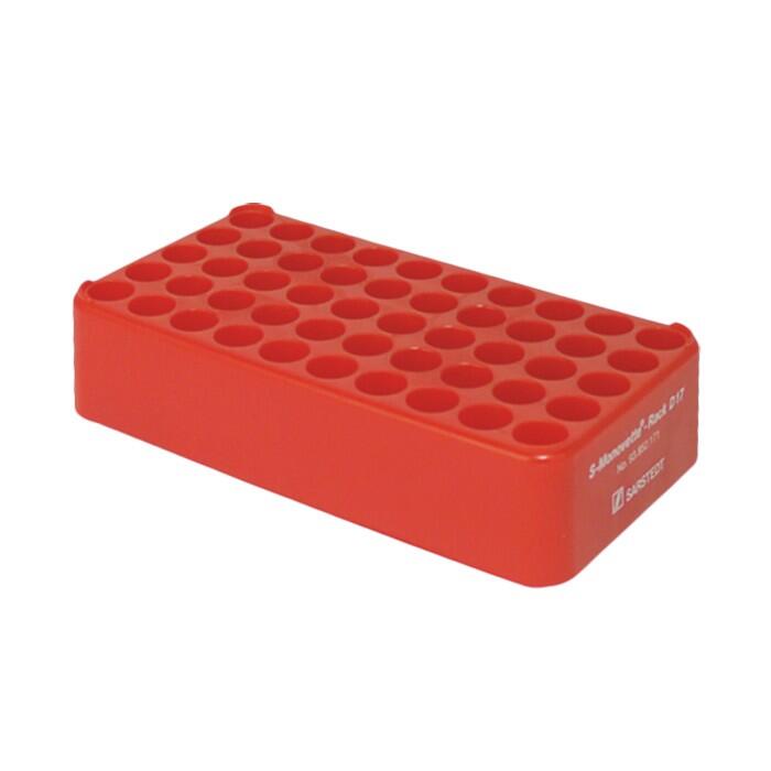 Sarstedt S-Monovetten Rack Blockstnder D17 rot
