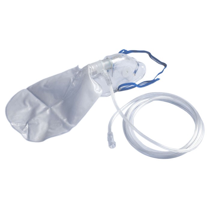 Sauerstoffmaske mit Reservoir und Ventil 